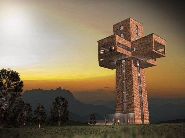 Jakobskreuz auf der Buchensteinwand